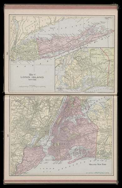 Map of Long Island New York / Map of Brooklyn and vicinity... / Greater New York