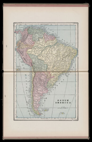 South America [inset of Galapagos Islands]
