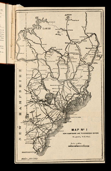 Map No I New Hampshire Line to Kennebec River