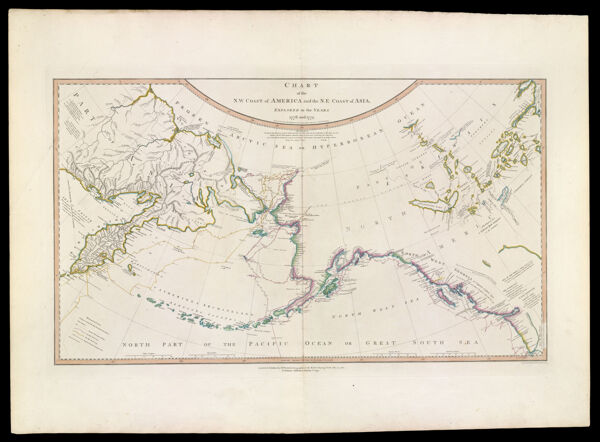 Chart of the N.W. Coast of America and the N.E. Coast of Asia, explored in the years 1778 and 1779.