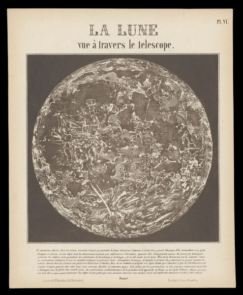 La Lune vue á travers le telescope [unilluminated]