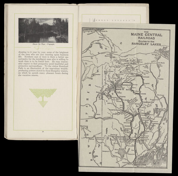The Maine Central Railroad Routes to the Rangeley Lakes