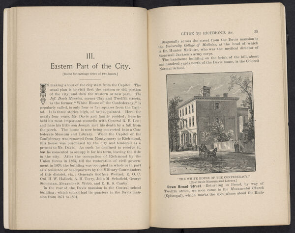 III. Eastern Part of the City. / Guide to Richmond, &c.