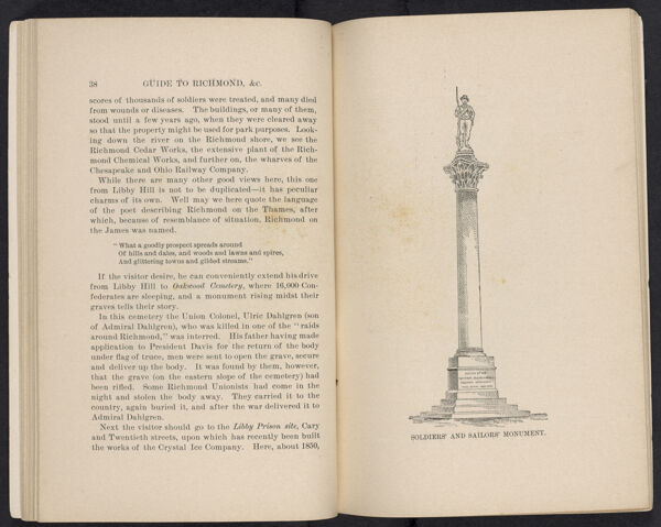 Guide to Richmond, &c. / Soldiers' and Sailors' Monument.