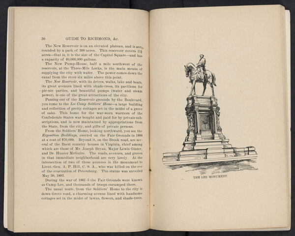 Guide to Richmond, &c. / The Lee Monument.