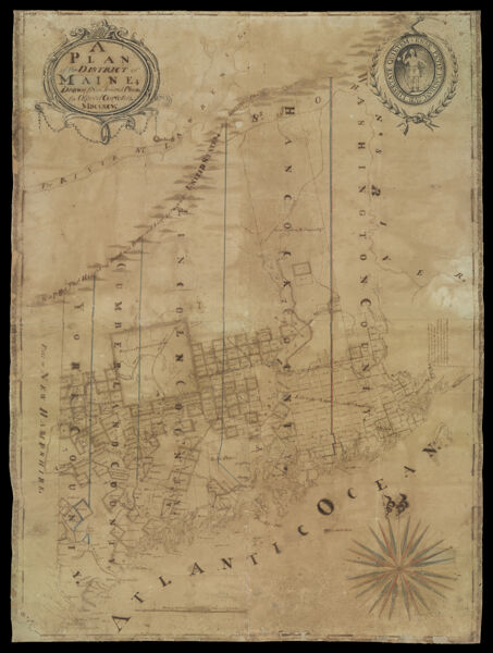 A Plan of the District of Maine drawn from several plans by Osgood Carleton. MDCCXCV.