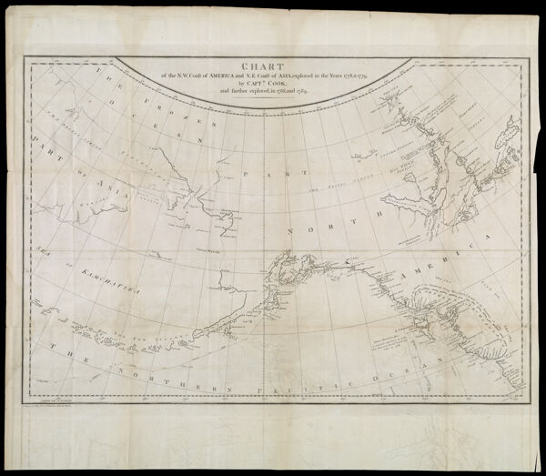 Chart of the N.W. Coast of America and N.E. Coast of Asia, explored in the years 1778, & 1779, by Captn. Cook, and further explored in the years 1788, and 1789