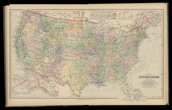 Gray's New Map of the United States