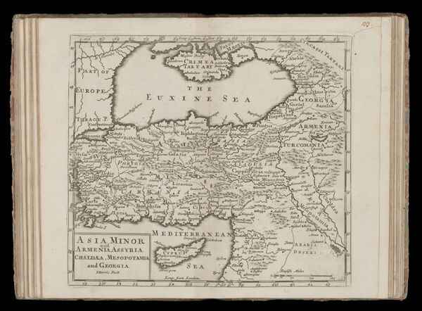 Asia Minor with Armenia, Assyria Chaldæa, Mesopotamia and Georgia