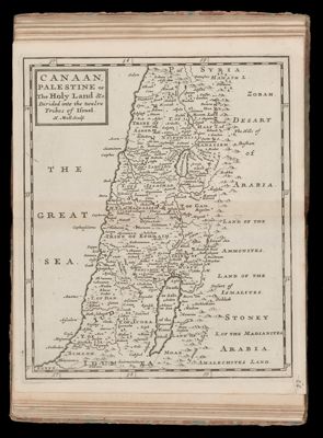 Canaan, Palestine or The Holy Land &c. Divided into the twelve Tribes of Israel.