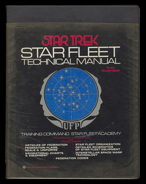 Star Fleet technical manual : Training Command, Star Fleet Academy [Front cover]