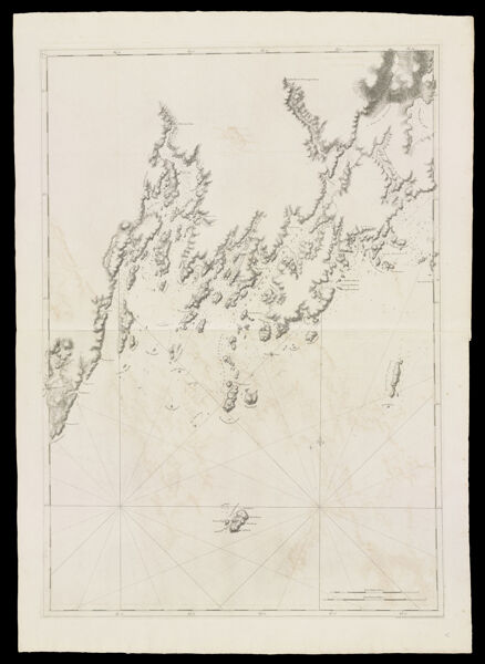 Coast of Maine- From Seal Harbor to Penmaquid Point, Dated June 24, 1776