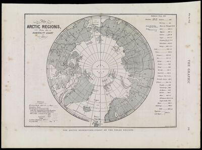 The Arctic Regions from the Admiralty Chart of 1875