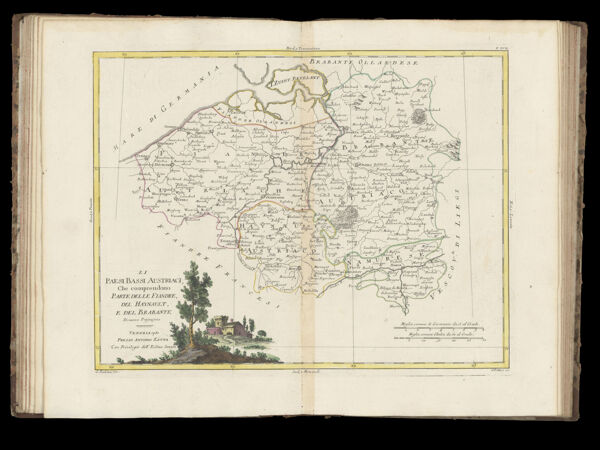 Il Paesi Bassi Austriaci, Che comprendono Parte delle Fiandre, del Haynault, e del Brabante di nuova Projezione