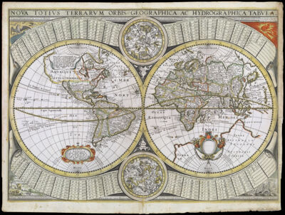 Nova Totius Terrarum Orbis Geographica ac Hydrographica Tabula