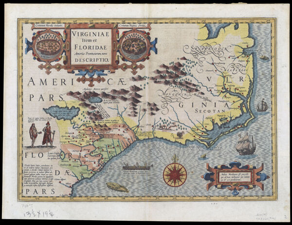Virginiae Item et Floridae Americae Provinciarum, nova Descriptio., 1619