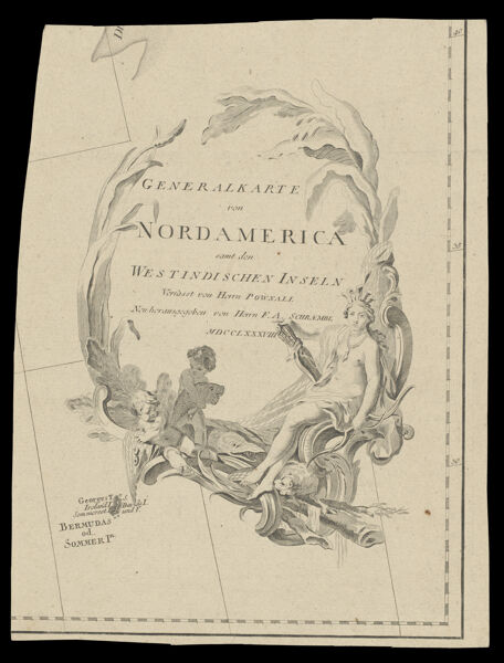 General Karte von Nordamerica samt den Westindischen Inseln