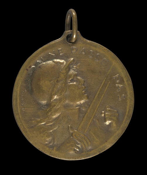 On Ne Passe Pas [Front Medal]; Ver Dun 21 Fevrier 1916