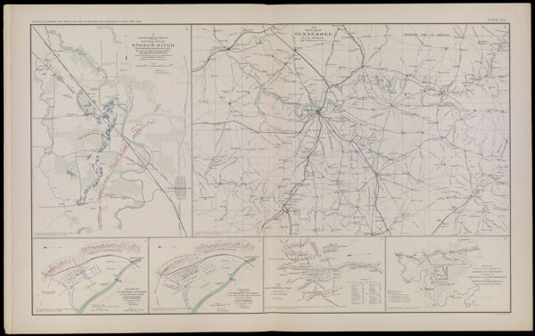 Topographical sketch of the Battle-Field of Stone's River near Murfreesborough, Tenn. December 31st 1862 to January 3d 1863