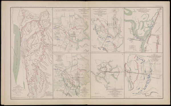 Map of the defenses of Vicksburg, Miss.