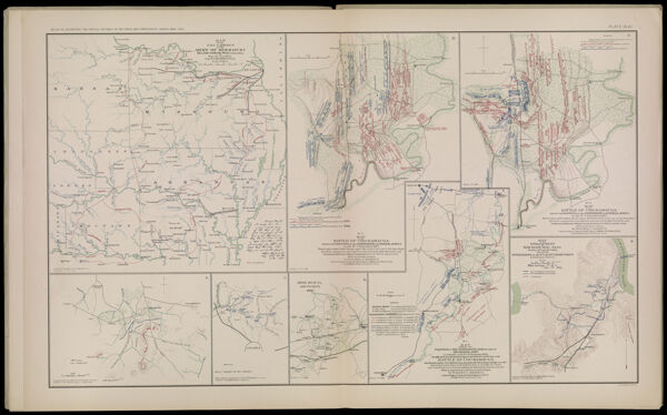 Map of the Fall Campaign of the Army of Missouri Maj. Gen. Sterling Price Commanding in Sept. Oct. Nov., 1864 Capt. T.J. Mackey, Chf. Engr