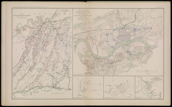 Map No. 1 The Chickamauga Campaign August 16, September 22, 1863.