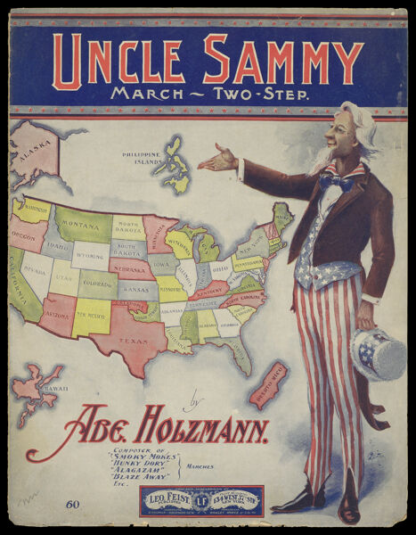 Uncle Sammy : march and two-step musical score [front cover]