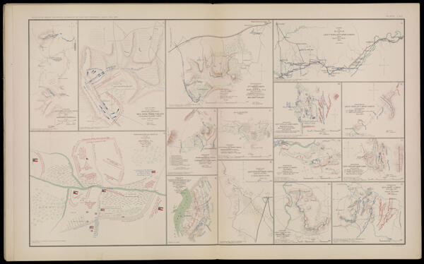 Position left wing, 16th Army Corps, September 3d to 5th, 1864.  Near Lovejoy's Station, GA.