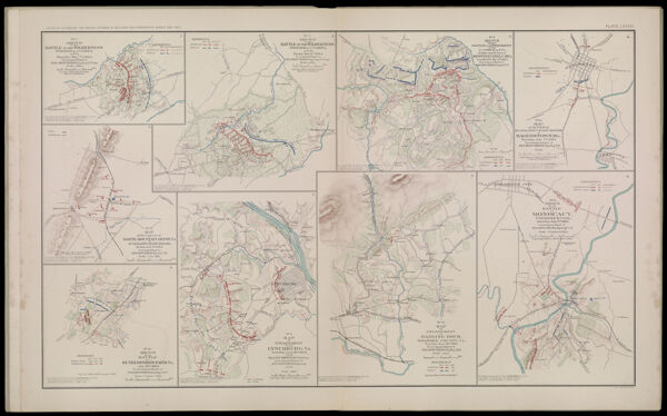 No. 2.  Sketch of the Battle of the Wilderness.  Positions of 2d Corps, A. N. VA., Thursday, May 5th, 1864.  To accompany report of Jed. Hotchkiss, Top. Eng. 2d Corps.