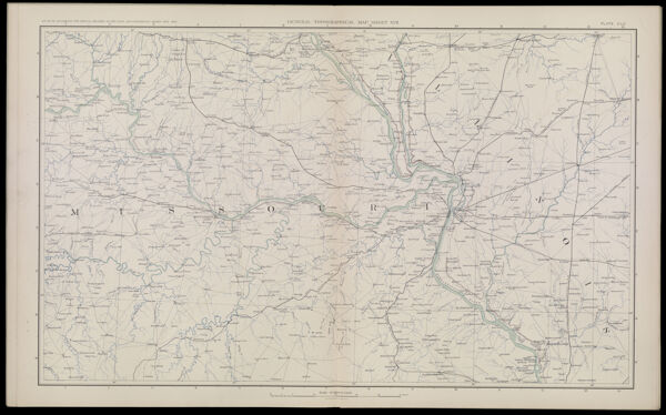 General Topographical Map.  Sheet XVII.