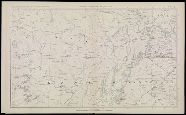 General Topographical Map.  Sheet XVIII.