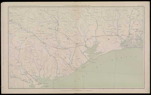 General Topographical Map.  Sheet XXII.