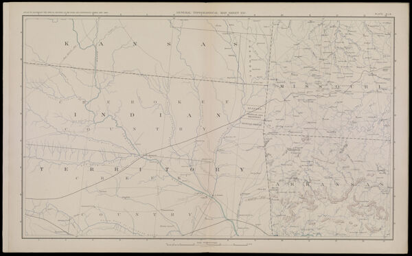 General Topographical Map.  Sheet XXV.