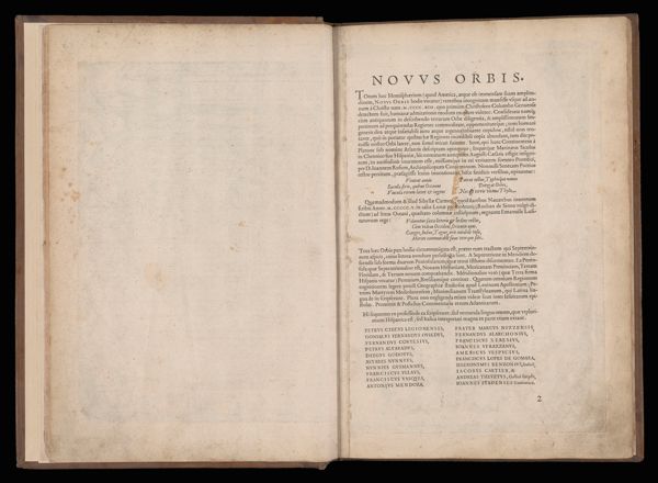 Novus Orbis.