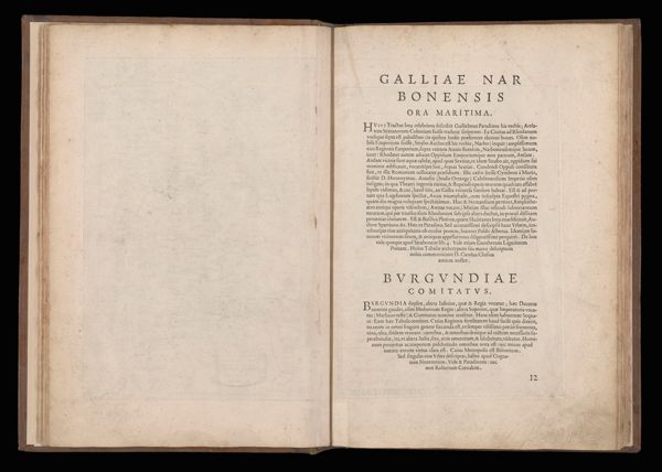 Galliae nar Bonensis ora Maritima. Burgundiae comitatus.