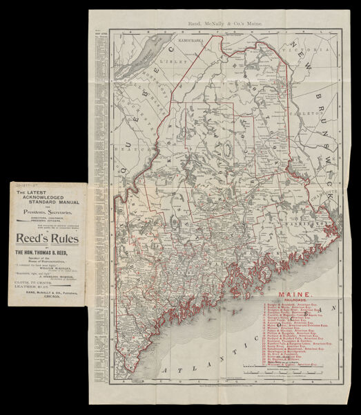 Map of Maine's Railroads