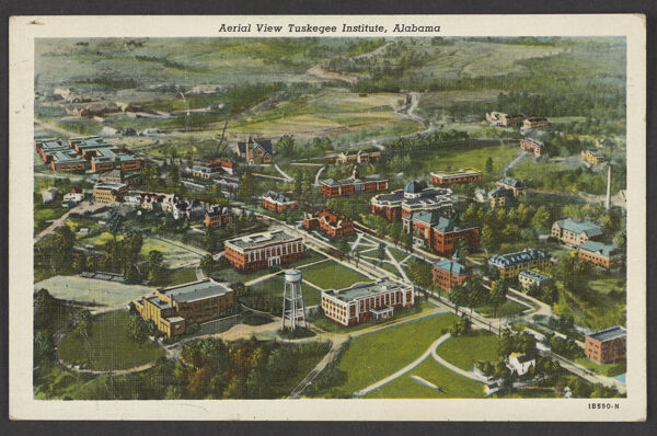 Aerial View Tuskegee Institute, Alabama
