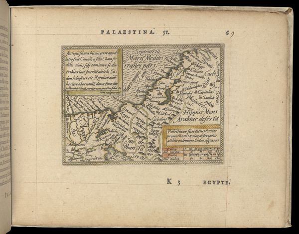 Palestinae sive totius terrae promissionis nova descriptio