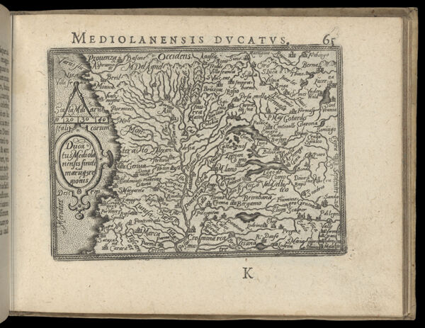 Ducatus Mediolanensis finiti maruque regionis descrip