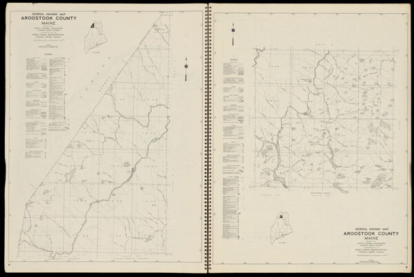 General Highway Map Aroostook County Maine