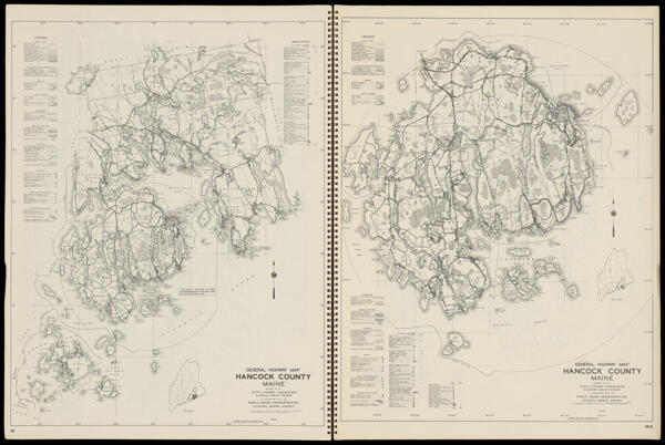 General Highway Map Hancock County Maine