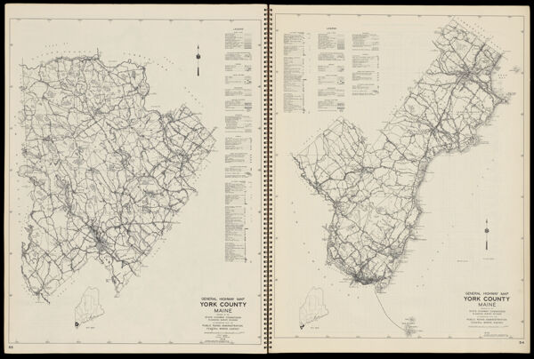 General Highway Map York County Maine