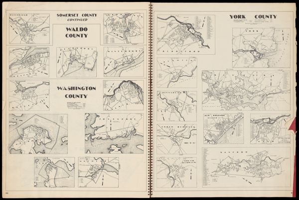 Somerset County / Waldo County / Washington / York County