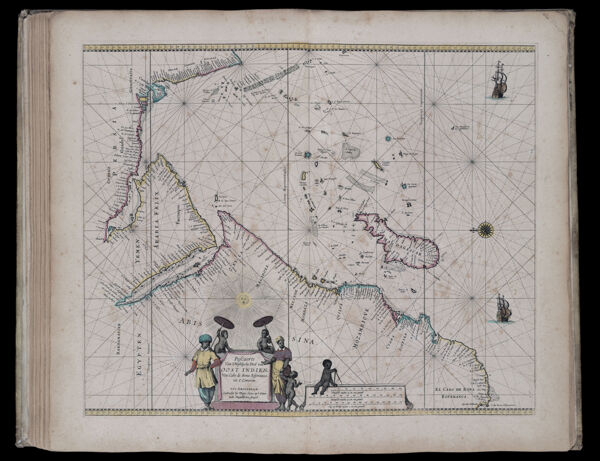 Pascaerte van't Westelycke Deel van Oost indien, van Cabo de Bona Esperanca, tot C. Comorin
