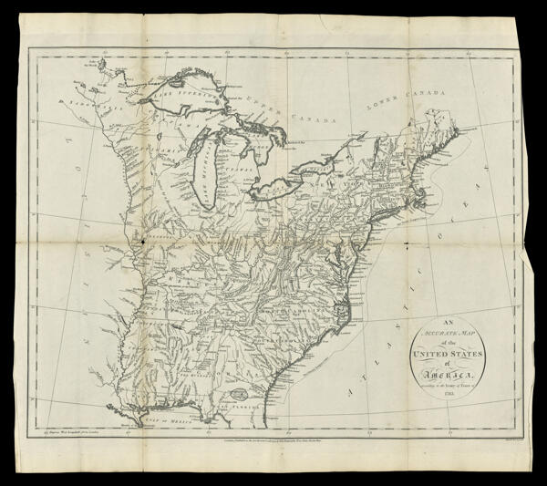 An accurate map of the United States of America : according to the Treaty of Peace of 1783