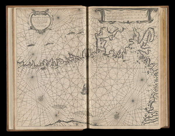 Custen van Noorwegen, van der Neus, tot aen de Pater nosters; oock hoe de selvige Landen van Jutlant gelegen syn. 't Amsterdam...