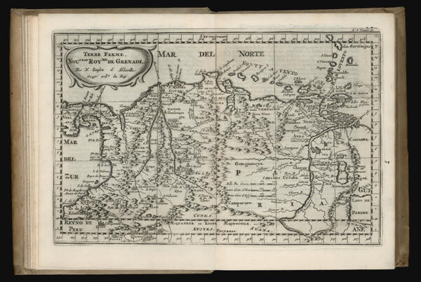 Terre Ferme, Nouveau Royme de Grenade, &c.  Par N. Sanson d'Abbeville Geogr ordre du Roÿ.