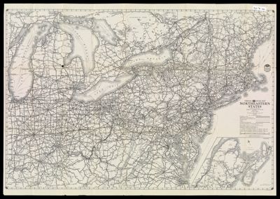 Official AAA Road Map of Northeastern States