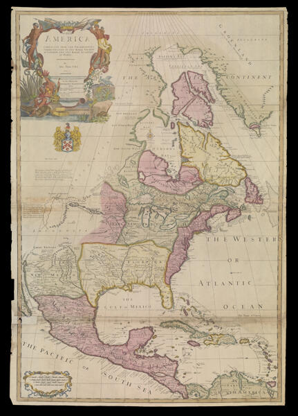 North America corrected from the observations communicated to the Royal Society at London, and the Royal Academy at Paris