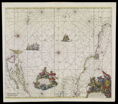 Terra Nova ac maris Tractus circa Novam Franciam, Angliam, Belgium, Venezuelam, Novam Andalusiam, Guianam, et Brasiliam Apud F. de Wit Terra Neuf en de custen van Nieu Engeland, Nieu Nederland, Nieu Andalusia, Guiana en Venezuela Fredrick de Wit